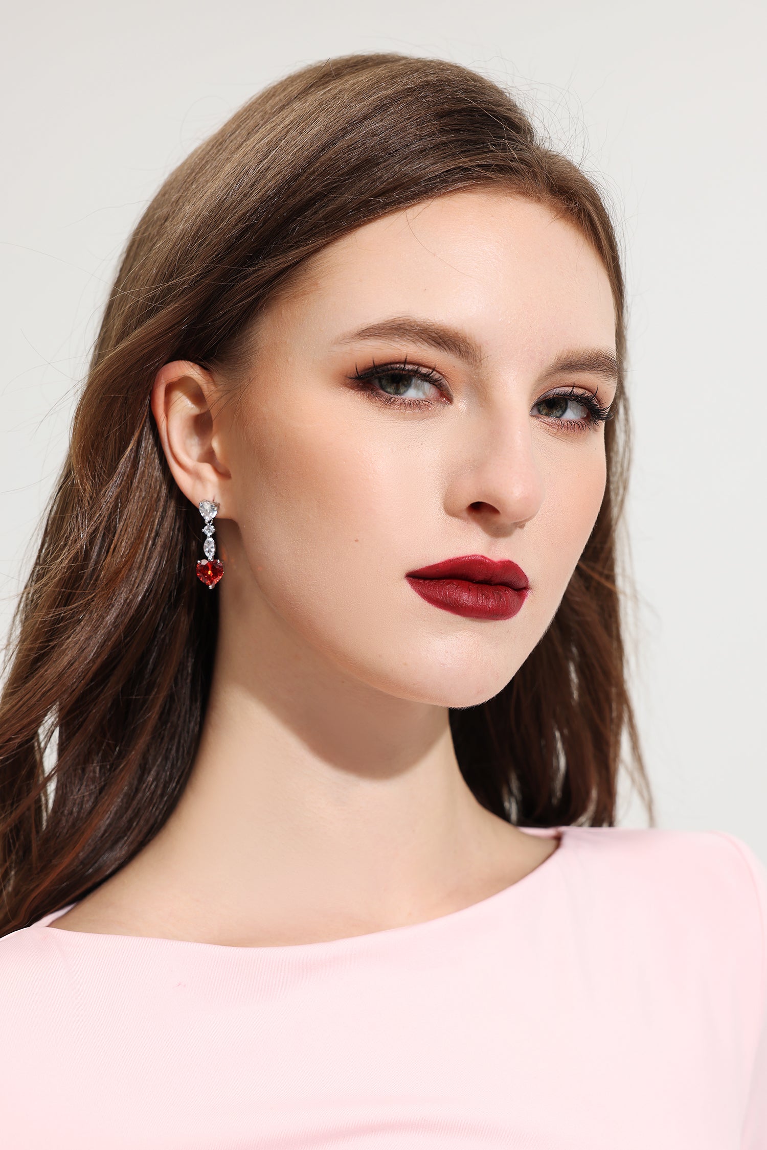 Rhinestone Decor Drop Earrings