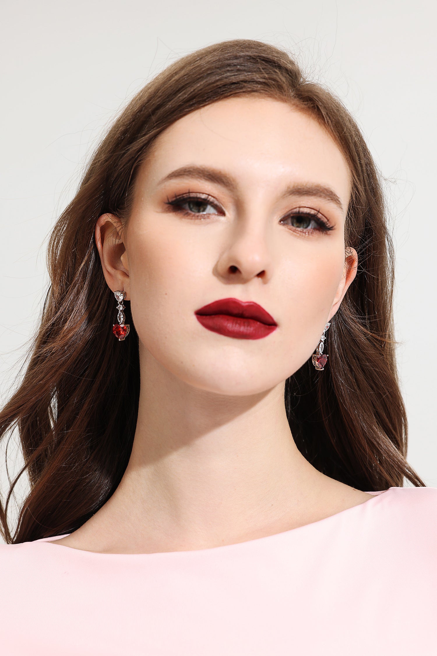 Rhinestone Decor Drop Earrings