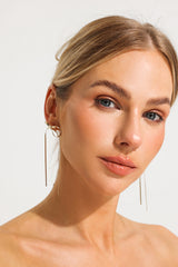 Bow Gold Stud Earrings