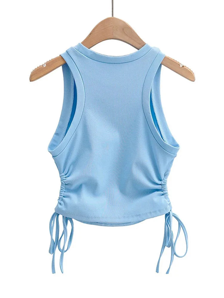 2024 Summer NEW Arrival Women Solid Color Sexy Causal Basic Style Tank Top Dailywear