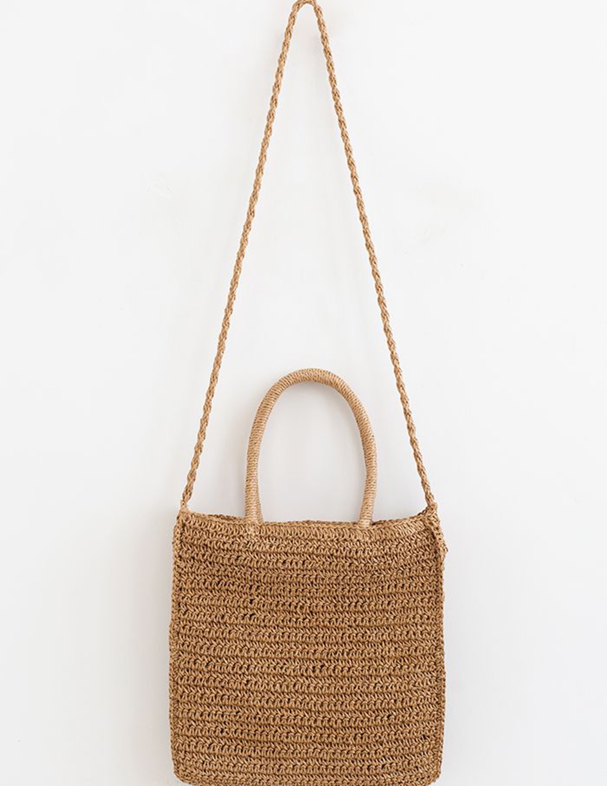 Boho-Quilt Woven Tote