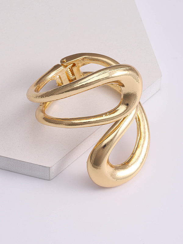 Geometric Hollow Solid Color Bracelet Accessories