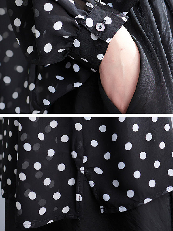 Original Casual Polka-Dot Blouse