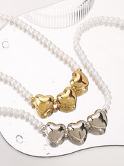 Geometric Heart Shape Necklaces Accessories