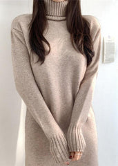 Cozy Chic Turtleneck Wool Knit Dress