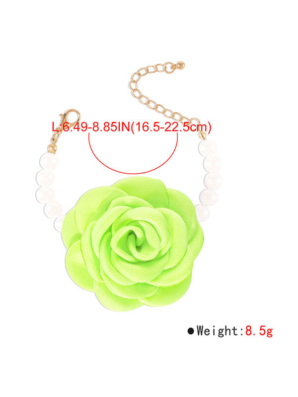 Three-Dimensional Flower Bracelet Accessories