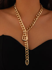 Chains Geometric Solid Color Necklaces Accessories