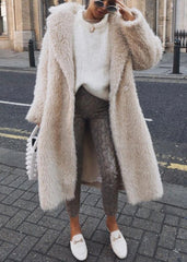 Luxe Longline Faux Fur Coat