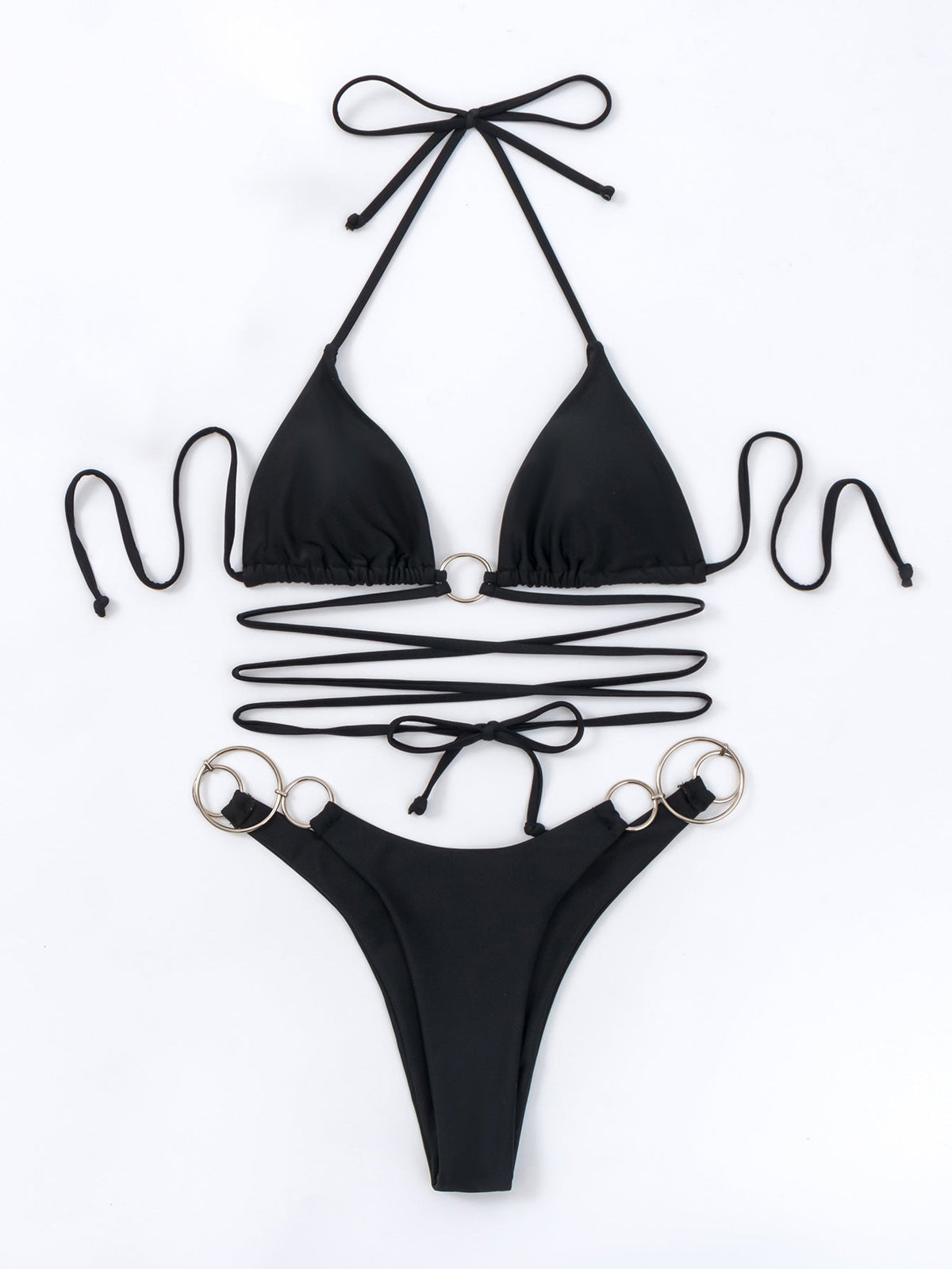 Mira Black Bikini Set