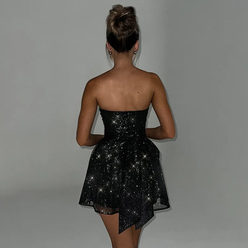 Starry Night Tube Top Dress