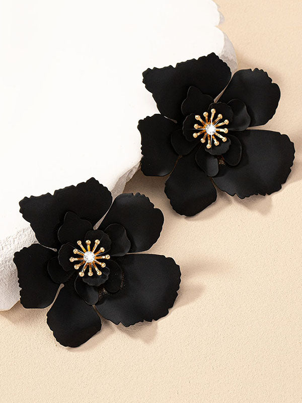 Flower Shape Earrings Accessories