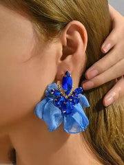 Flower Shape Drop Earrings