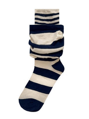 Contrast Color Split-Joint Striped Patterns Socks Accessories