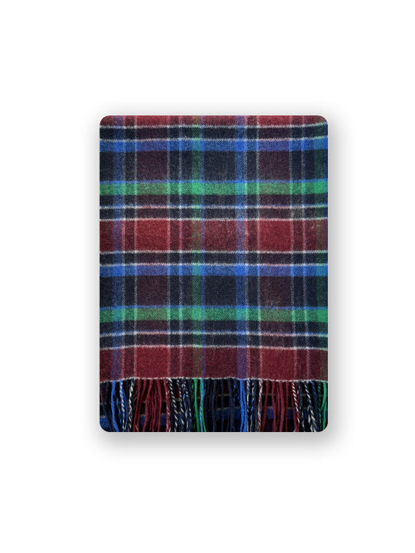 Keep Warm Plaid Tasseled Scarf