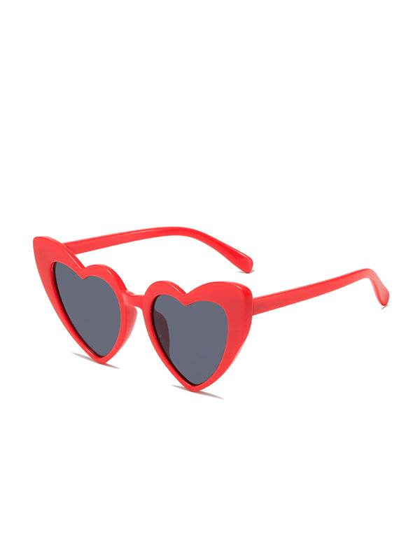 Heart Shape Sun Protection Sunglasses Accessories