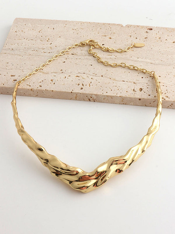 Chains Geometric Solid Color Necklaces Accessories