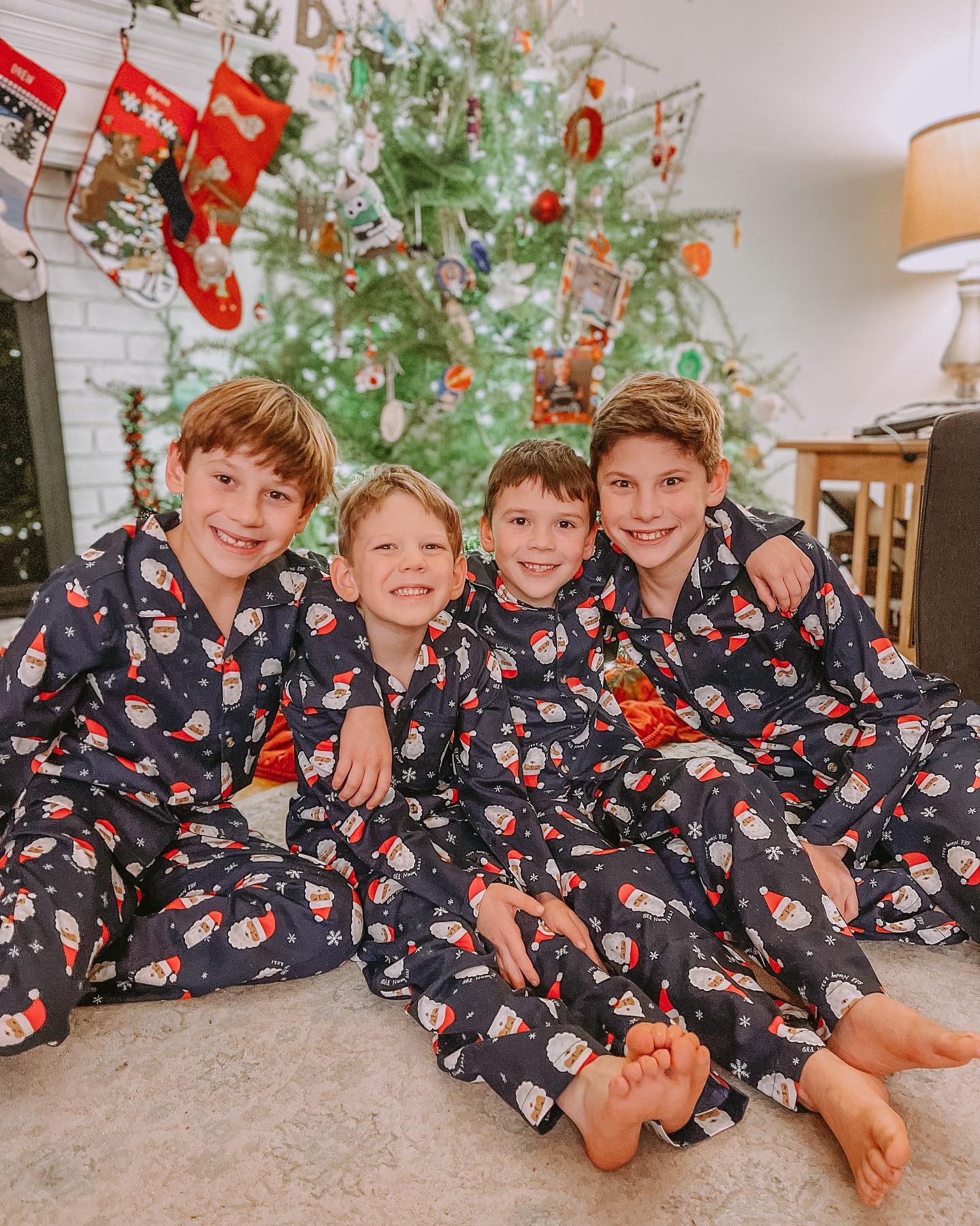 Santa Hooded Onesies Family Matching Pajamas