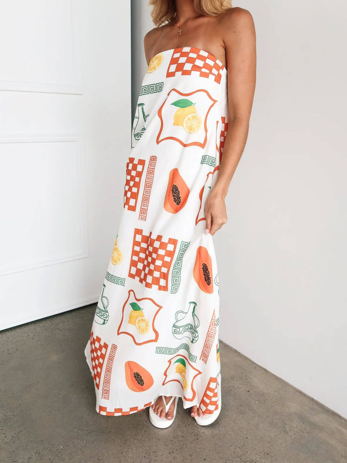 Amara - Printed Maxi Dress