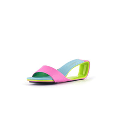 Jady Rose | Rosalia Leather Wedge Slide