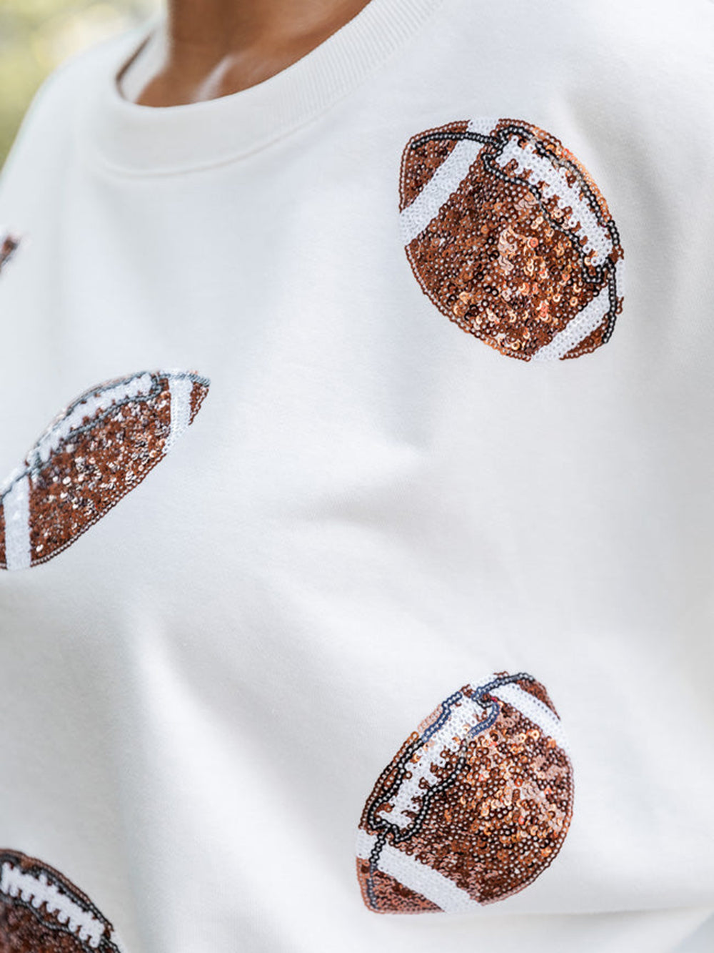 Touchdown Sequin Pullover