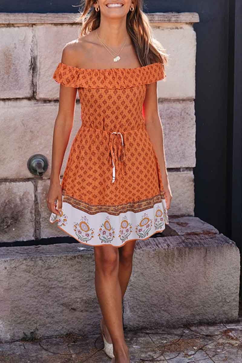 Chicindress Bohemian Short Sleeve Dress(3 colors)