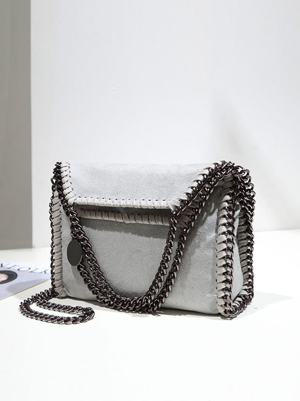 Ligh Falabella Tiny Tote Bag