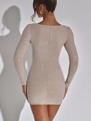 Sequin-Enchanted Party Dress