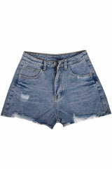 Chicindress Casual Bibbed Jeans Shorts