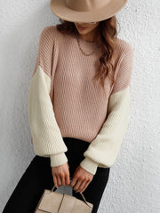 ESTATIA KNIT SWEATER - KHAKI