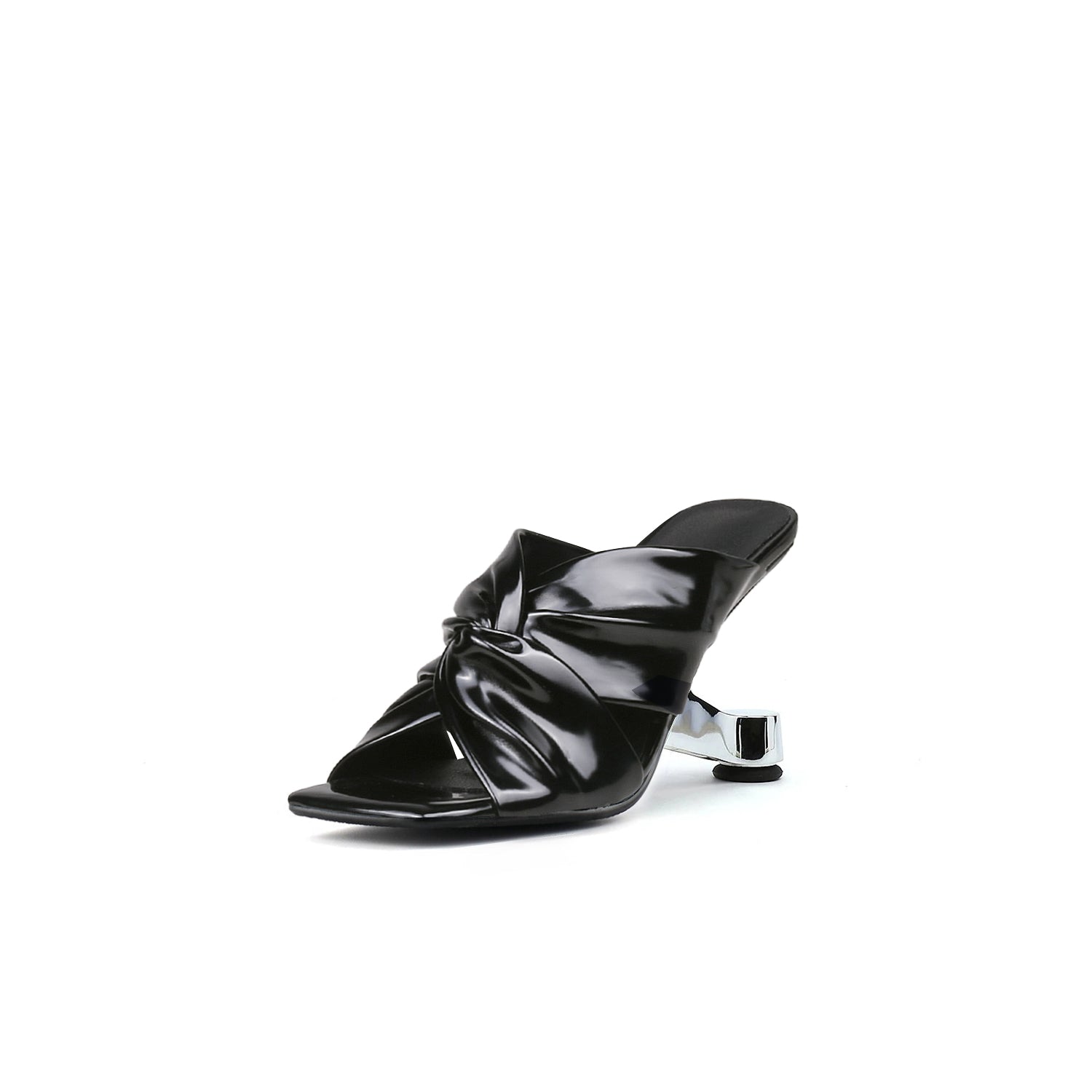 Jady Rose | Pippa Twist Upper Leather Heels