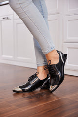 Jady Rose | Bancroft Leather Oxford Pump - Black