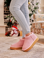 Smaibulun Ugg | Ultra Mini Platform Low Ankle Boot - Pink