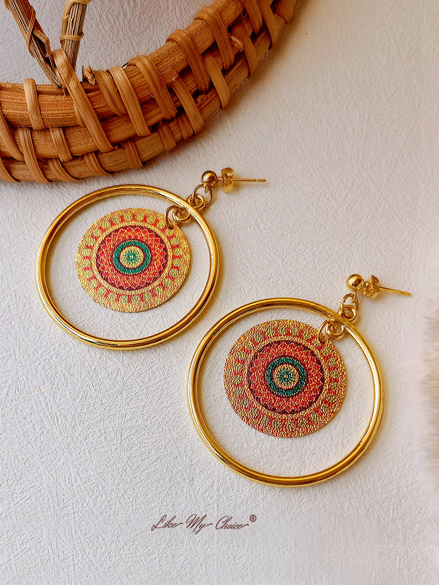 Ethnic Drop Boho Earrings