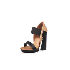 Jady Rose | Icon Classy Leather Heels - Taupe