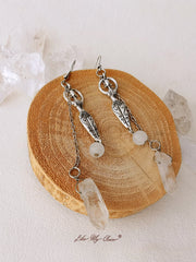 Goddess Reiki Energy Quartz Earrings