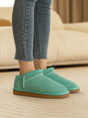 Smaibulun Ugg | Faux-Fur-Lined Suede Tasman Ankle Boot - Turquoise