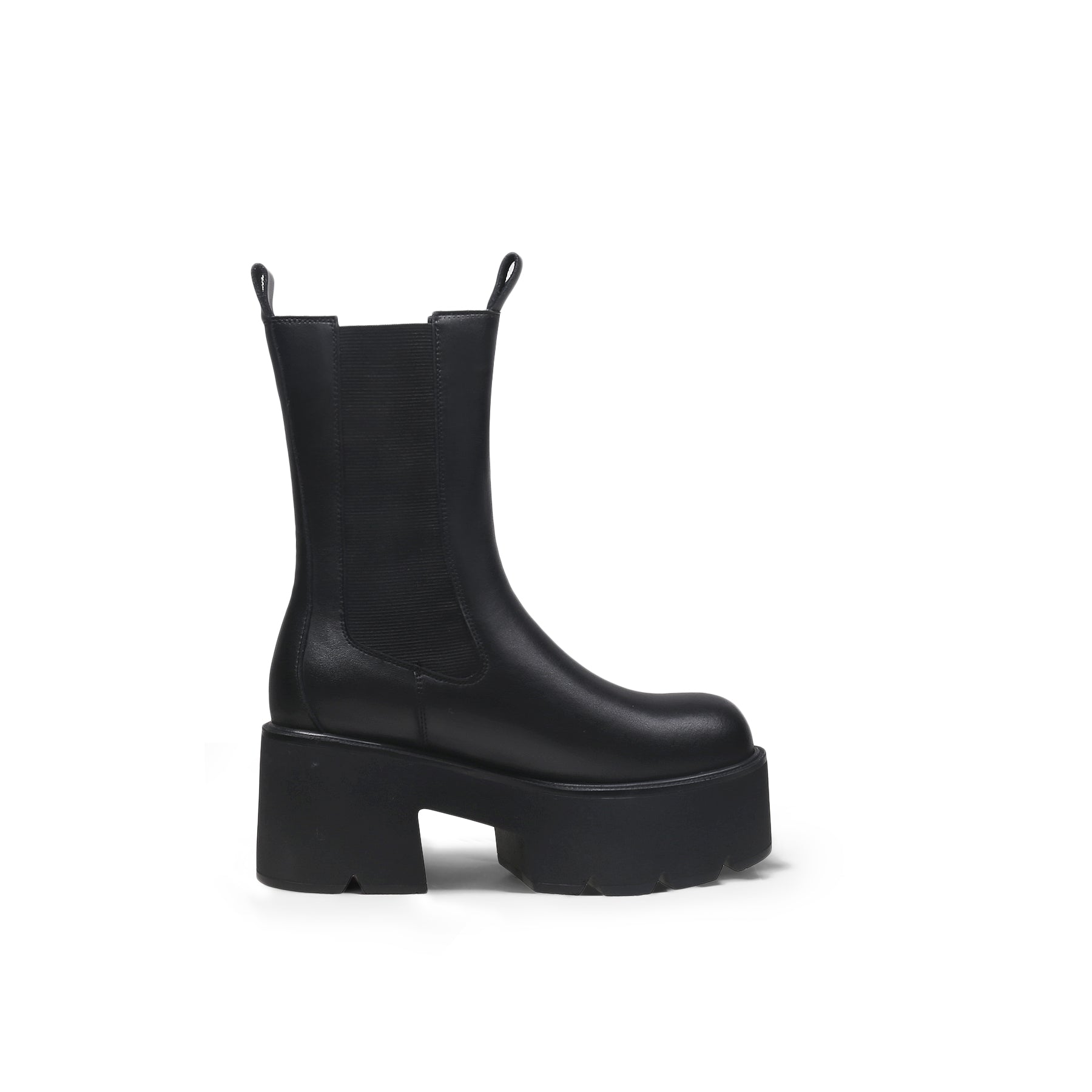 JADYROSE | ANASTASIA BLACK LEATHER CHELSEA BOOT