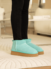 Smaibulun Ugg | Ultra Mini Platform Low Ankle Boot - Turquoise