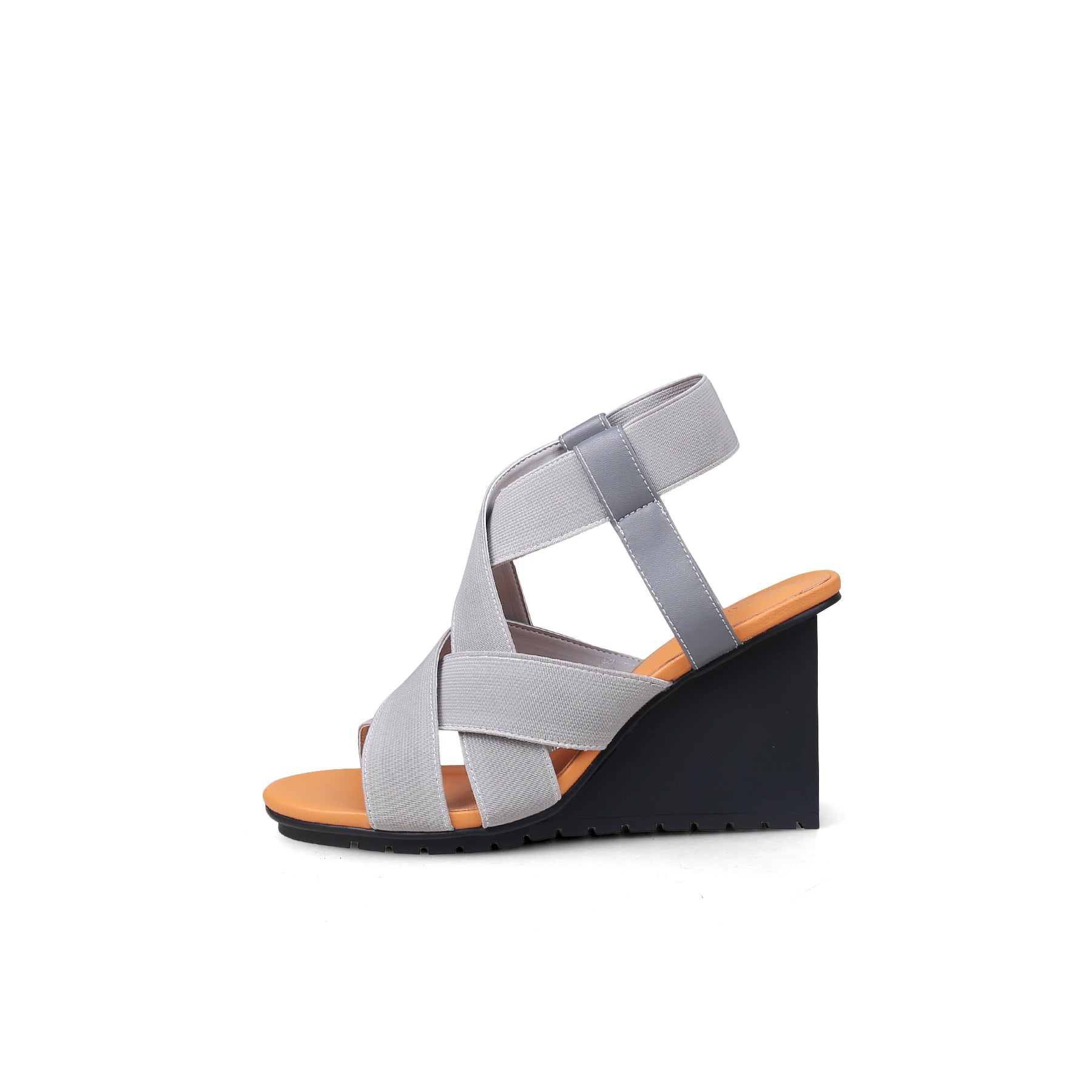 Jady Rose | Brandie Wedge Sandal - Grey