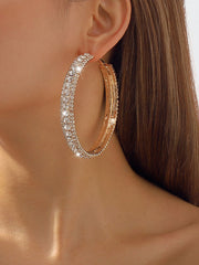 Rhinestone Ear-Ring Earrings Accessories