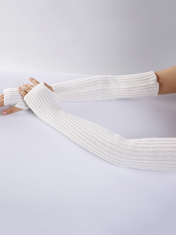 Original 9 Colors Striped Knitted Sleevelet