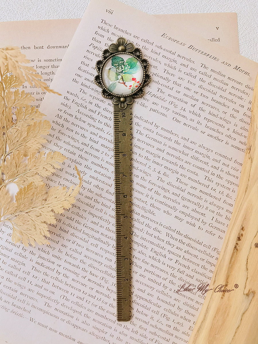 LikeMyChoice?  Flower and Bird Retro Metal Bookmark