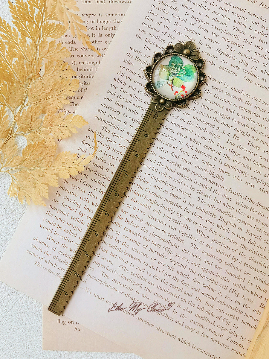 LikeMyChoice?  Flower and Bird Retro Metal Bookmark