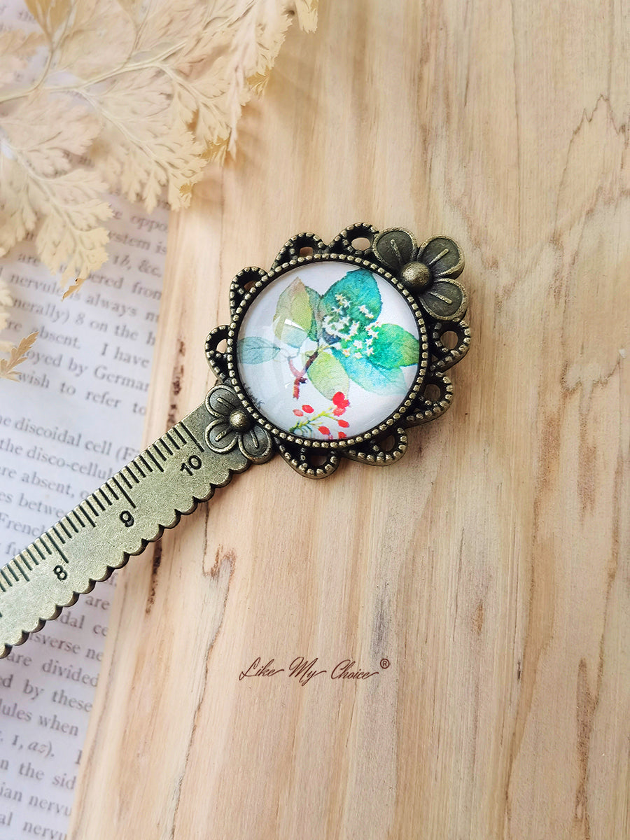 LikeMyChoice?  Flower and Bird Retro Metal Bookmark