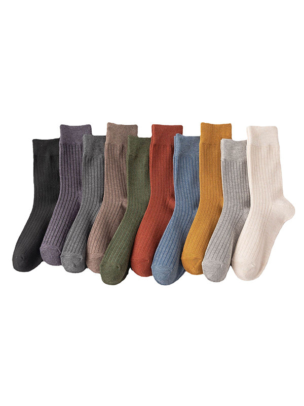 Casual Simple 10 Colors Socks