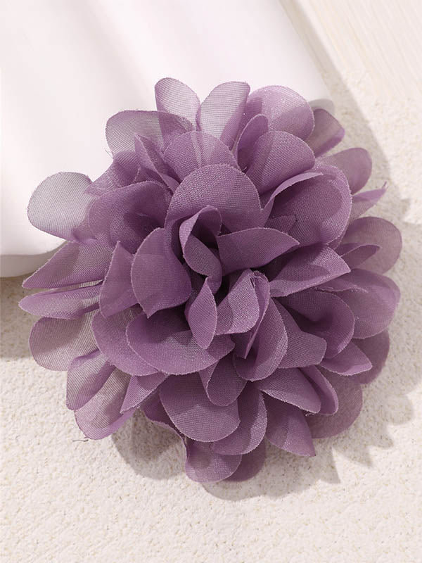 Flower Shape Gauze Brooch Accessories