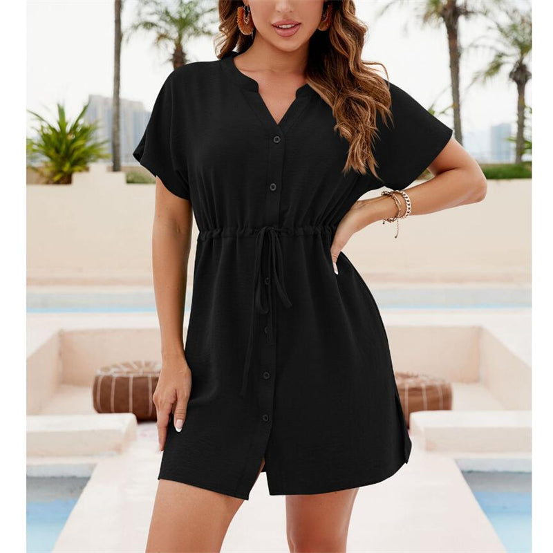 Beach Sunscreen Chiffon Mini Dress