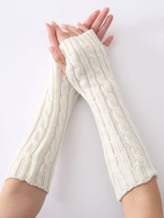 Jacquard 5 Colors Knitting Sleevelet