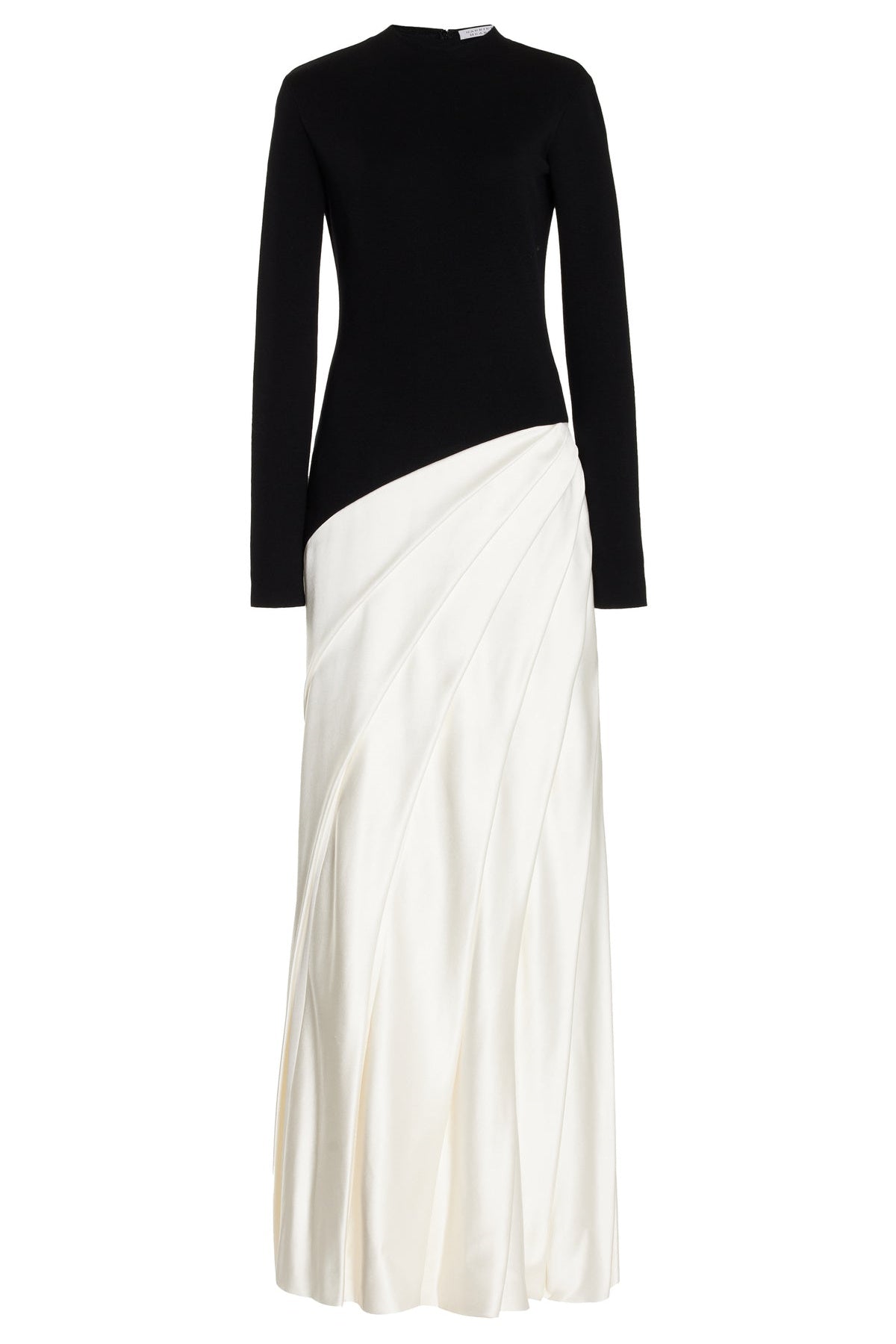 Marjorie Asymmetric Pleated Maxi Dress