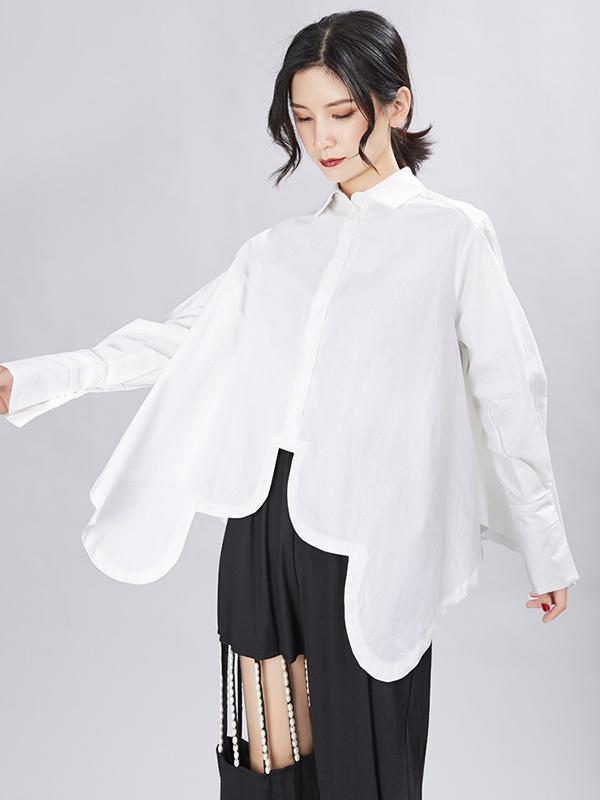 Original Cropped Solid Designed Shirt